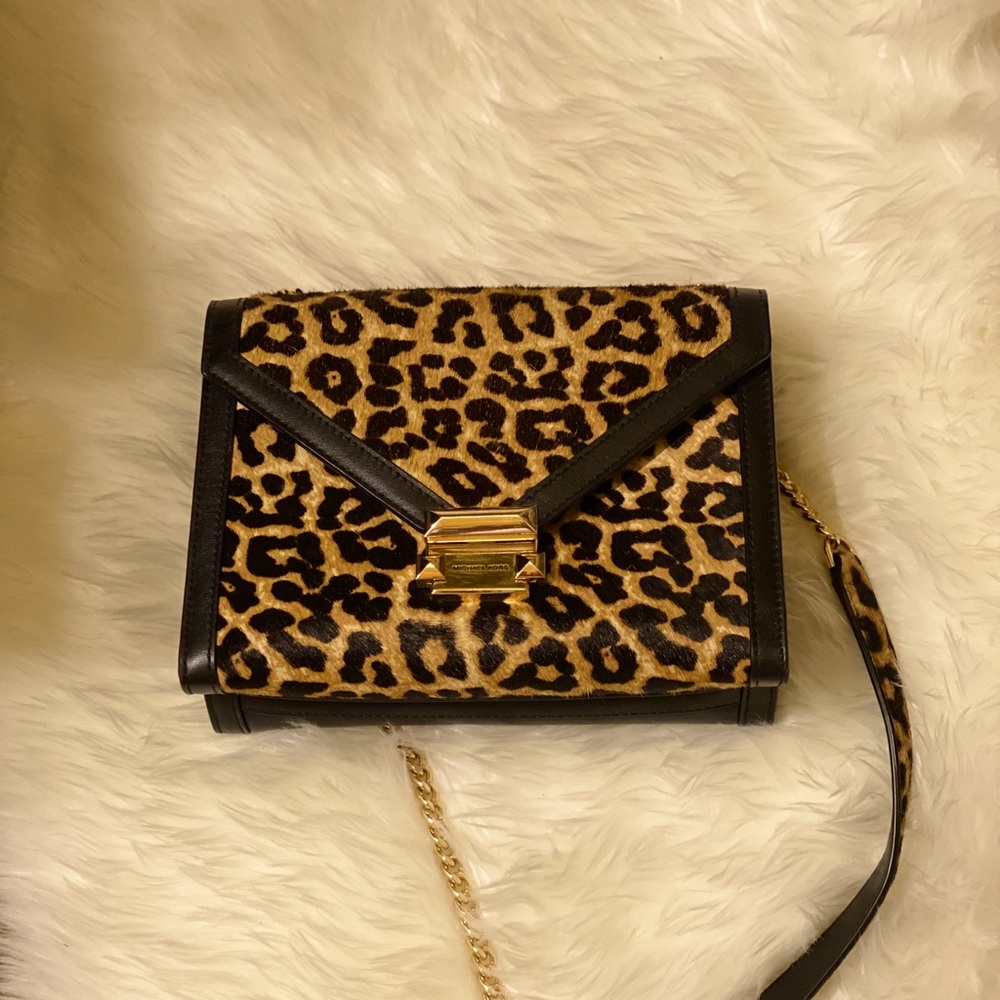 Michael Kots Whitney cheetah mohair